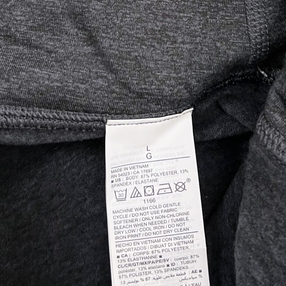 NWT Old Navy High Waisted CozeCore Heathered Stirrup Leggings Dark Grey - Picture 11 of 12